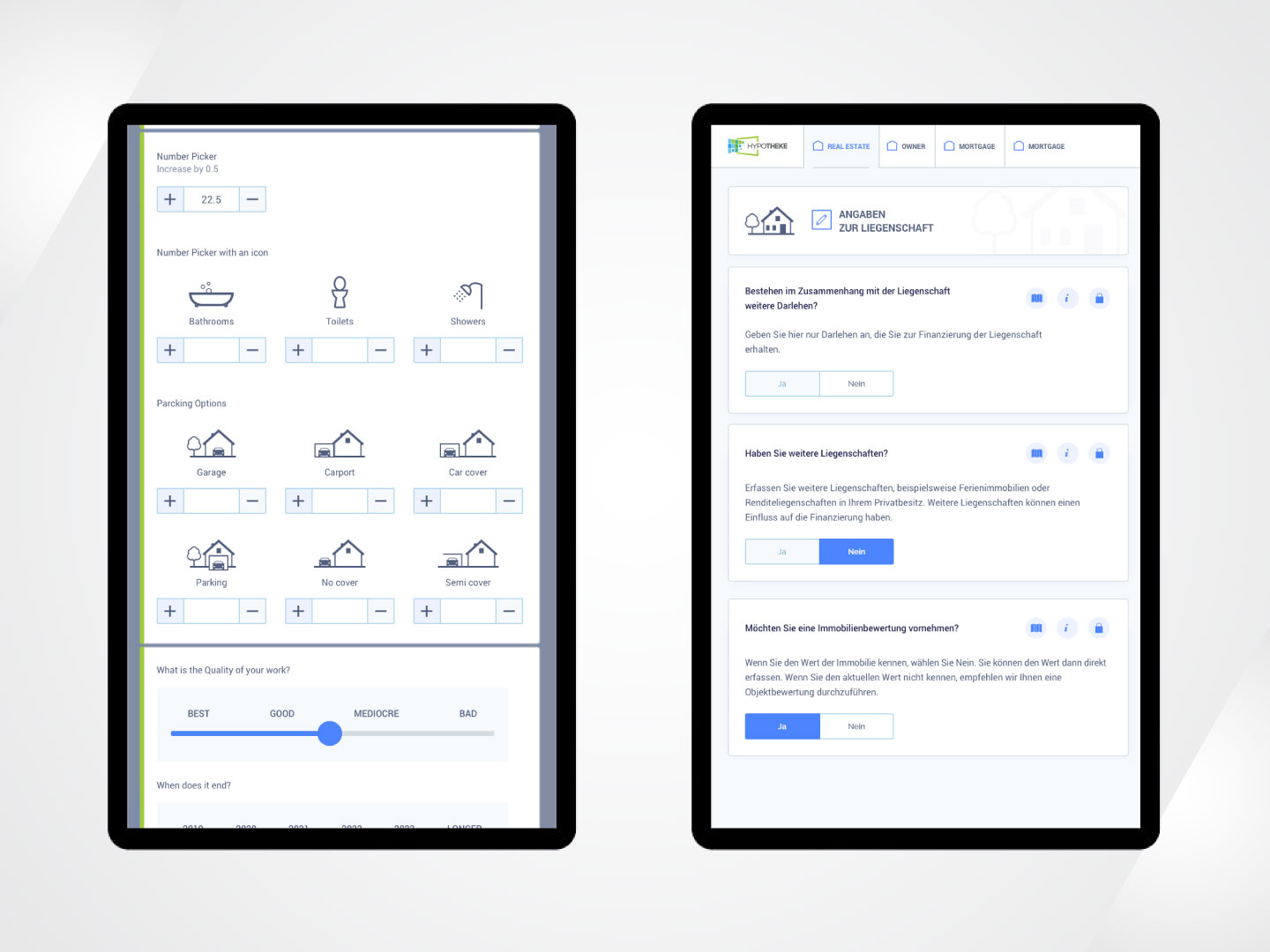 HypoTeck - UI design